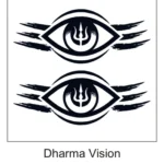 Third Eye tattoo design with Trishul trident and sacred flame motif
